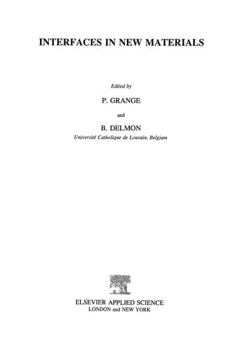 Interfaces in New Materials