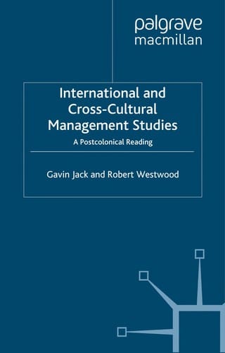International and cross-cultural management studies