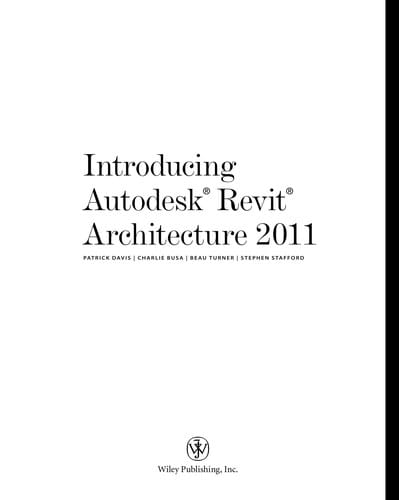 Introducing Autodesk Revit Architecture 2011