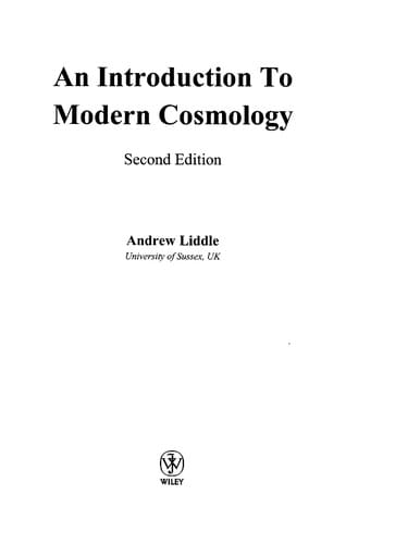 An introduction to modern cosmology
