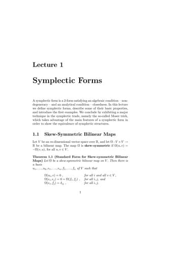 Introduction to symplectic and Hamiltonian geometry