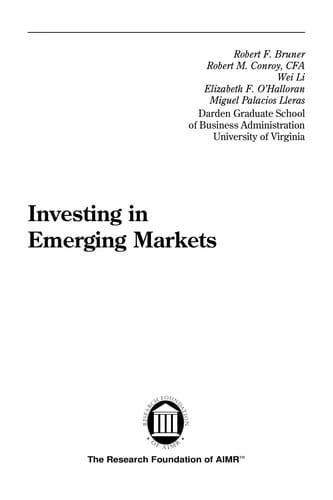 Investing in emerging markets