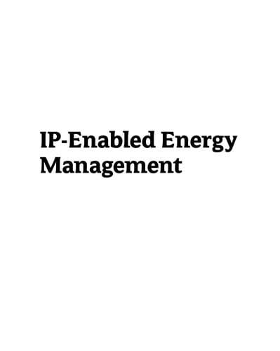 IP-enabled energy management