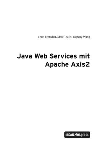 Java Web Services mit Apache Axis2