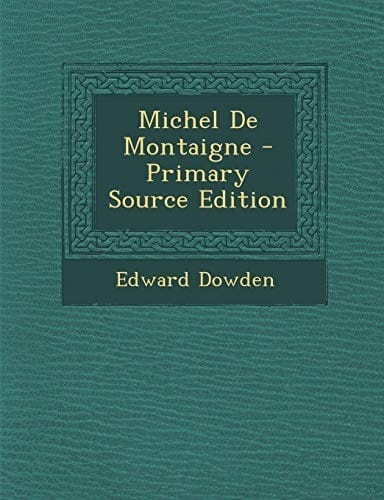 Michel De Montaigne