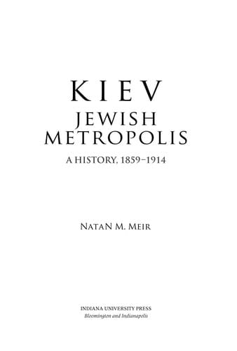 Kiev, Jewish metropolis
