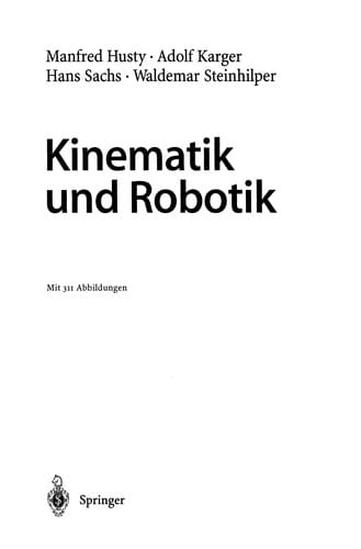 Kinematik und Robotik