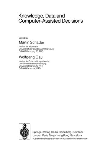 Knowledge, Data and Computer-Assisted Decisions
