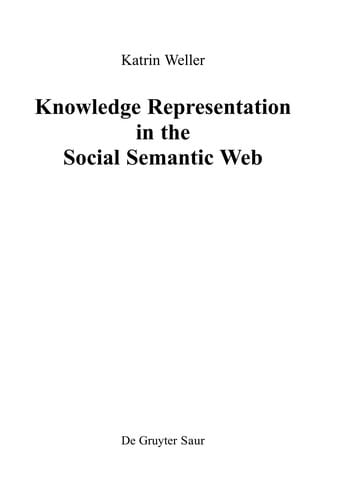 Knowledge representation in the social semantic Web