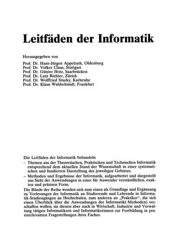 Kompendium Theoretische Informatik -- eine Ideensammlung