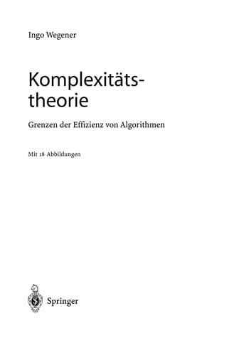 Komplexitätstheorie