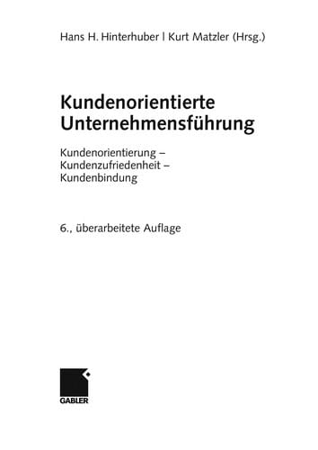 Kundenorientierte Unternehmensführung