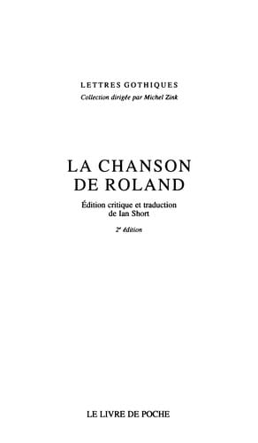 La Chanson de Roland