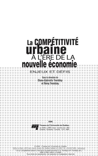 La compétitivité urbaine à l'ère de la nouvelle économie