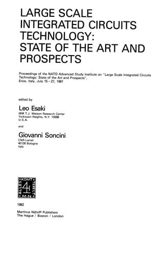 Large Scale Integrated Circuits Technology: State of the Art and Prospects