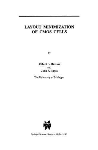 Layout Minimization of CMOS Cells