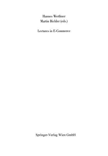 Lectures in E-Commerce