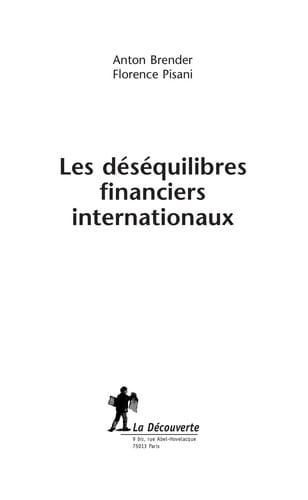 Les déséquilibres financiers internationaux