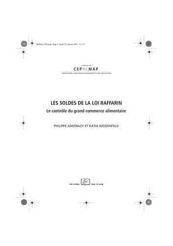 Les soldes de la loi Raffarin