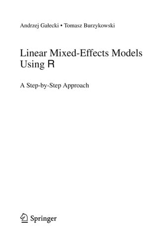 Linear Mixed-Effects Models Using R