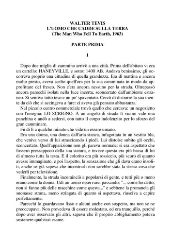 L'uomo che cadde sulla terra
