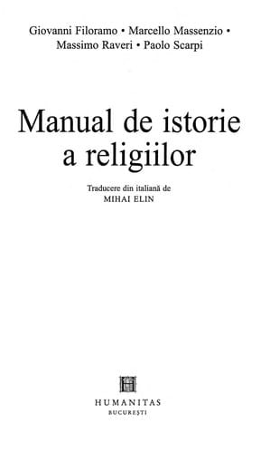 Manual de istorie a religiilor