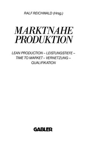 Marktnahe Produktion