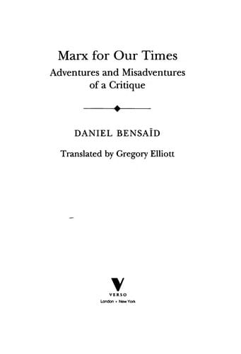 A Marx for our times