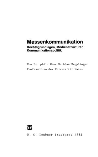 Massenkommunikation