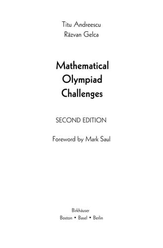 Mathematical Olympiad Challenges