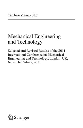 Mechanical Engineering and Technology