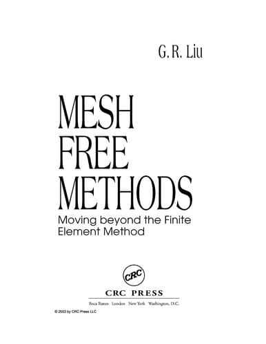Mesh free methods
