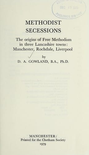 Methodist secessions