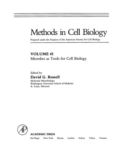 Microbes as tools for cell biology