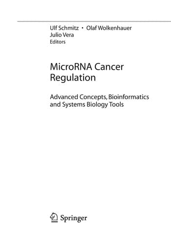 MicroRNA Cancer Regulation