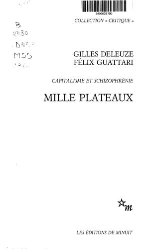 Capitalisme et schizophrénie