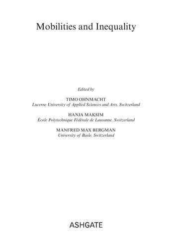 Mobilities and inequality