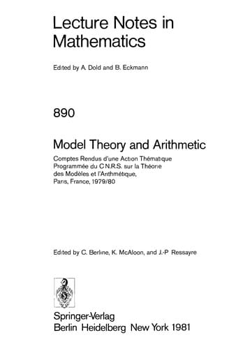Model theory and arithmetic