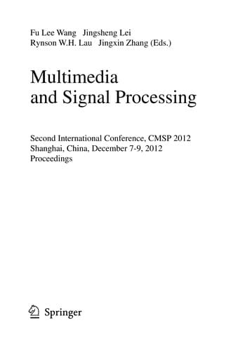 Multimedia and Signal Processing
