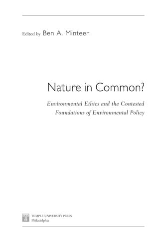 Nature in common?