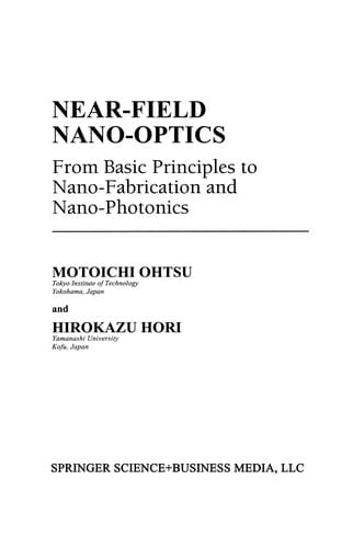 Near-Field Nano-Optics
