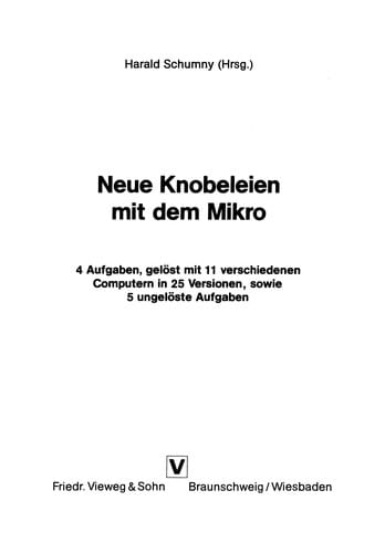 Neue Knobeleien mit dem Mikro