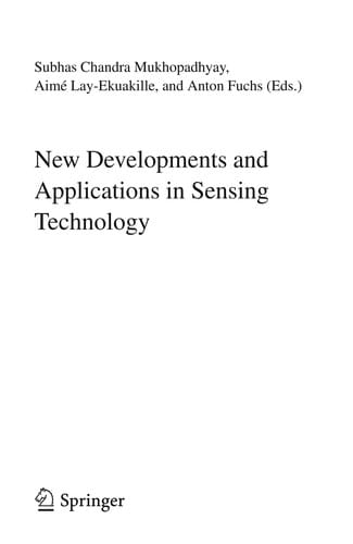 New Developments and Applications in Sensing Technology