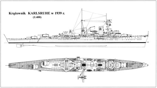 Niemiecki lekki krazownik KARLSRUHE