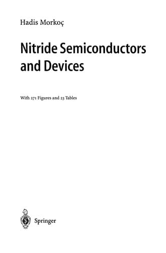 Nitride Semiconductors and Devices