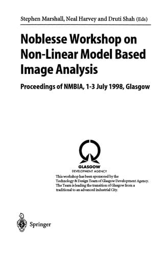 Noblesse Workshop on Non-Linear Model Based Image Analysis