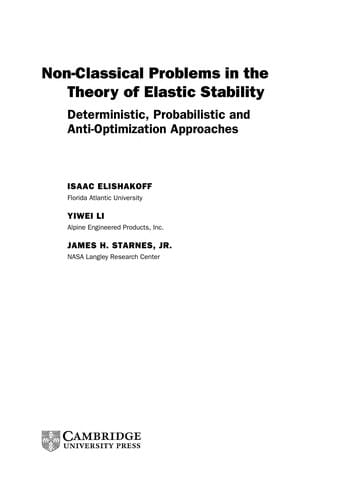 Non-Classical Problems in the Theory of Elastic Stability