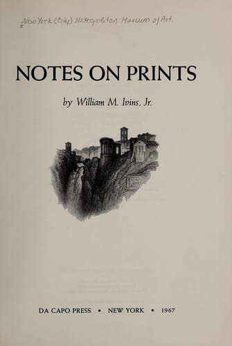 Notes on prints