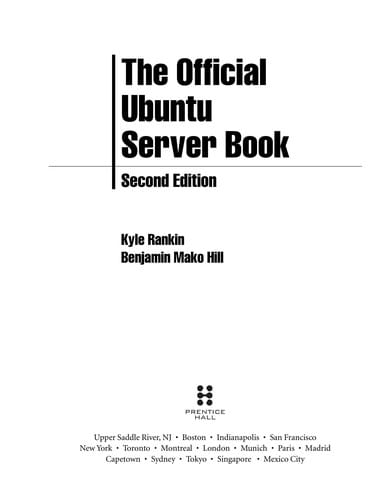 The official Ubuntu server book