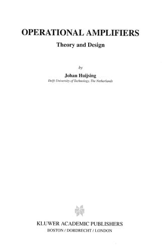 Operational amplifiers
